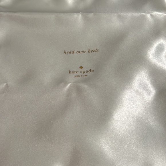 Kate spade clarice white satin and glitter heel - Picture 8 of 8